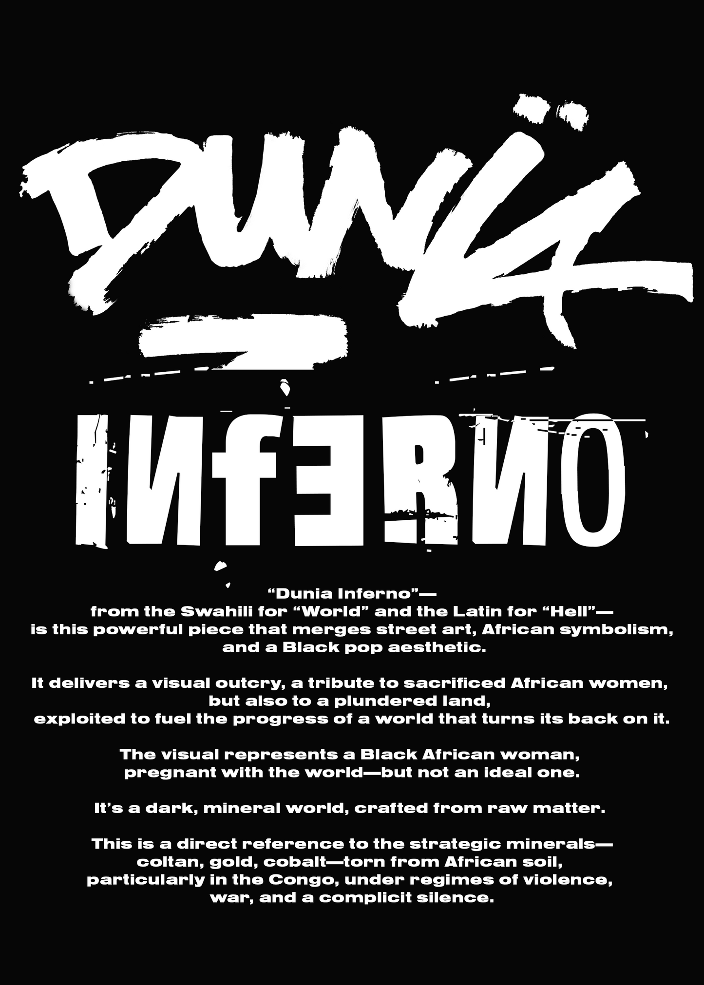 DUNIA INFERNO Art Heavy Tee Premium Unisex