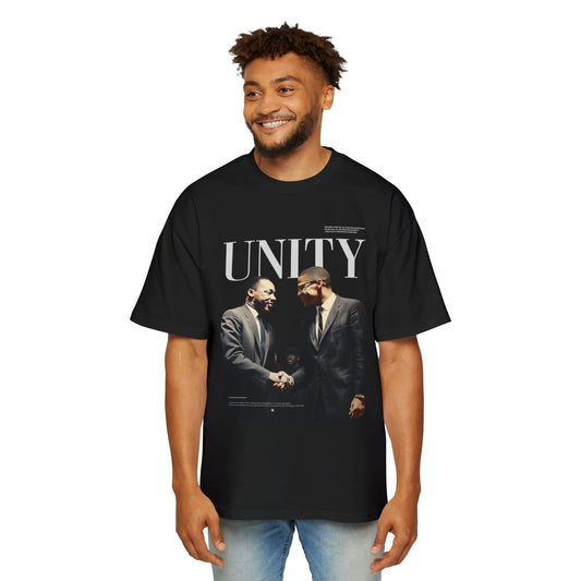 UNITY Malcolm X & Martin Luther King Art Heavy Tee Premium Unisex