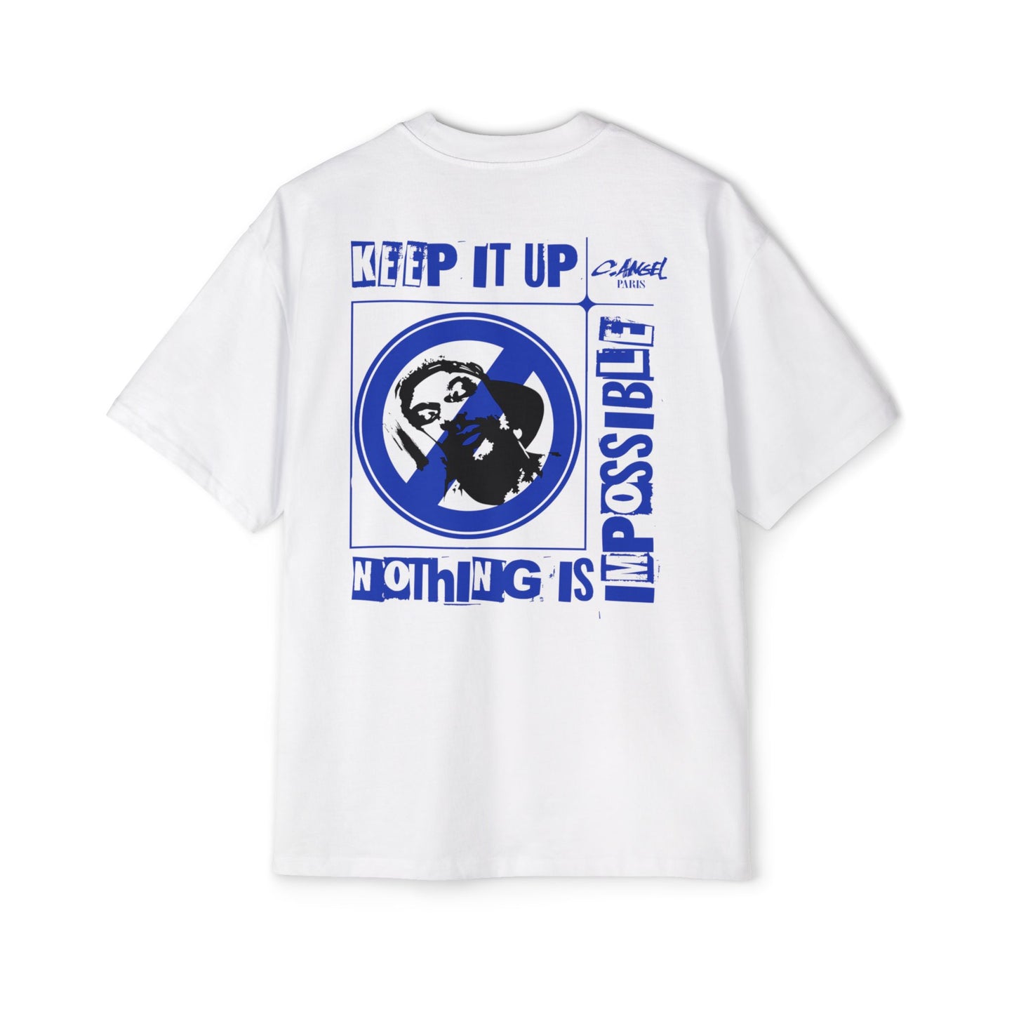 NEVER SLEEPY Handstyle Art by Chris Angel Paris Heavy Tee Premium Unisex