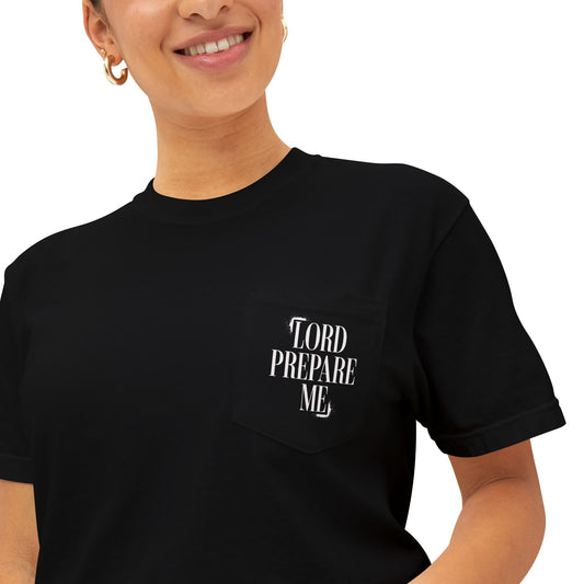 GOD BLESS No Drugs Pocket -'Lord Prepare Me!' Art Tee Premium Unisex