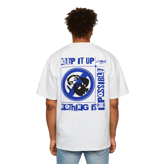 NEVER SLEEPY Handstyle Art by Chris Angel Paris Heavy Tee Premium Unisex