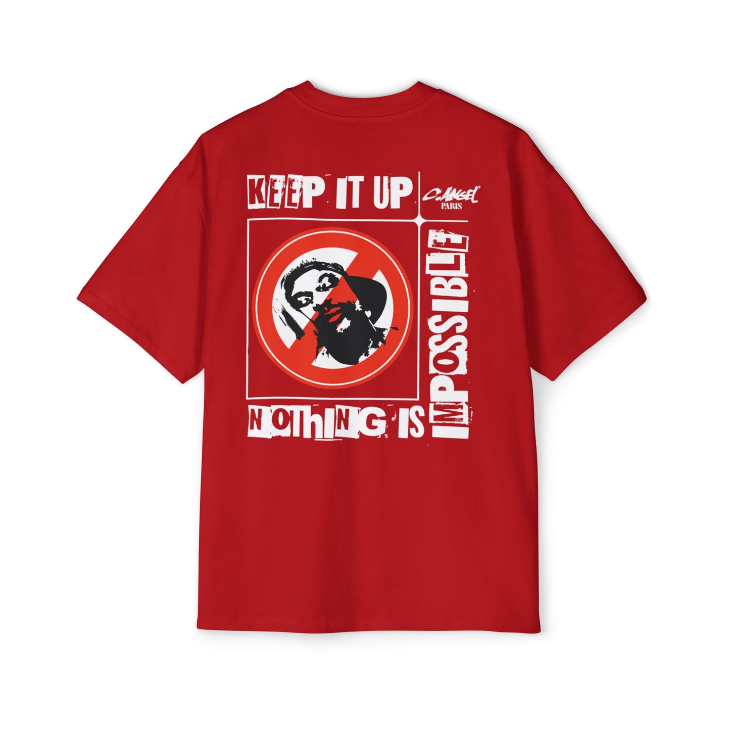 NEVER SLEEPY Handstyle Art by Chris Angel Paris Heavy Tee Premium Unisex