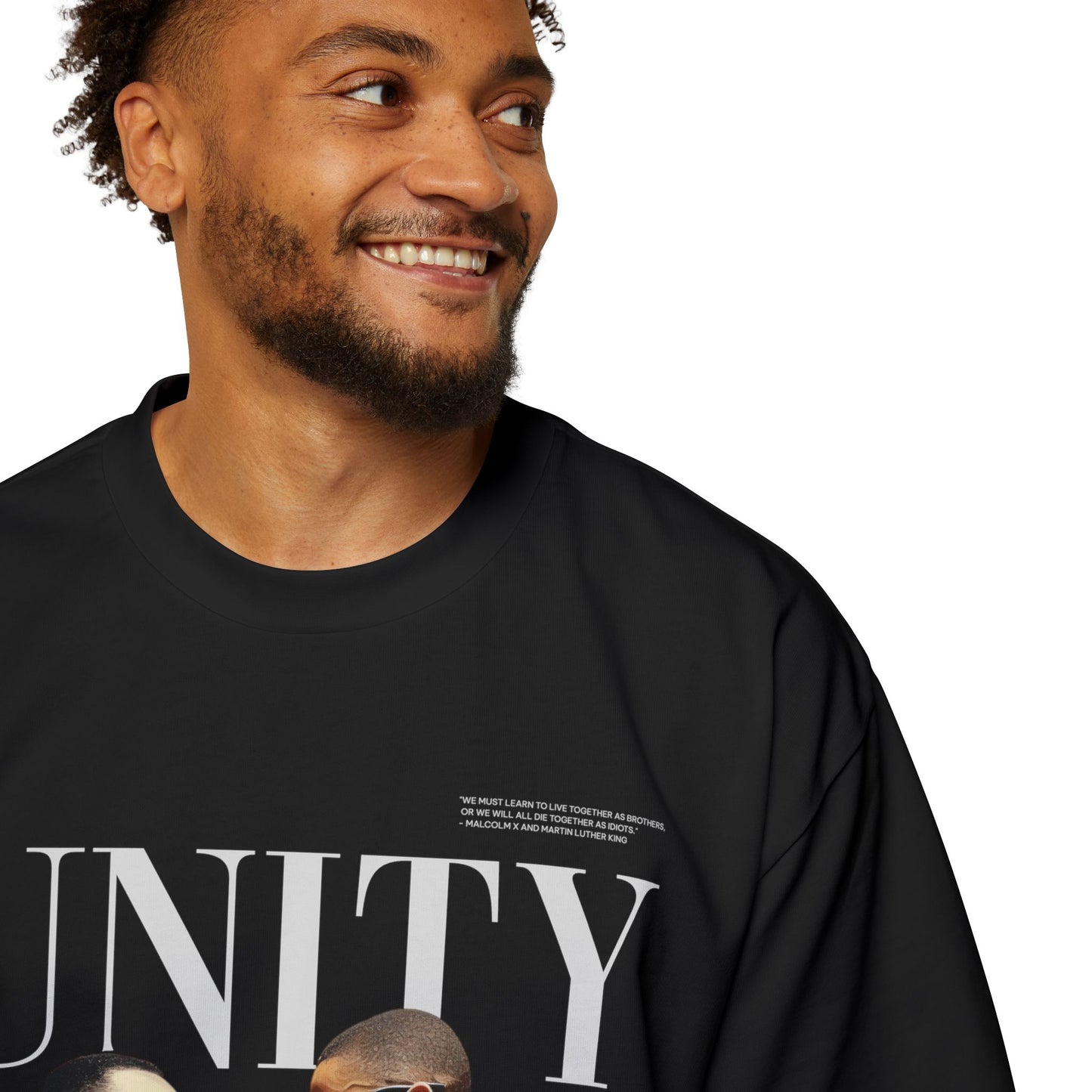 UNITY Malcolm X & Martin Luther King Art Heavy Tee Premium Unisex