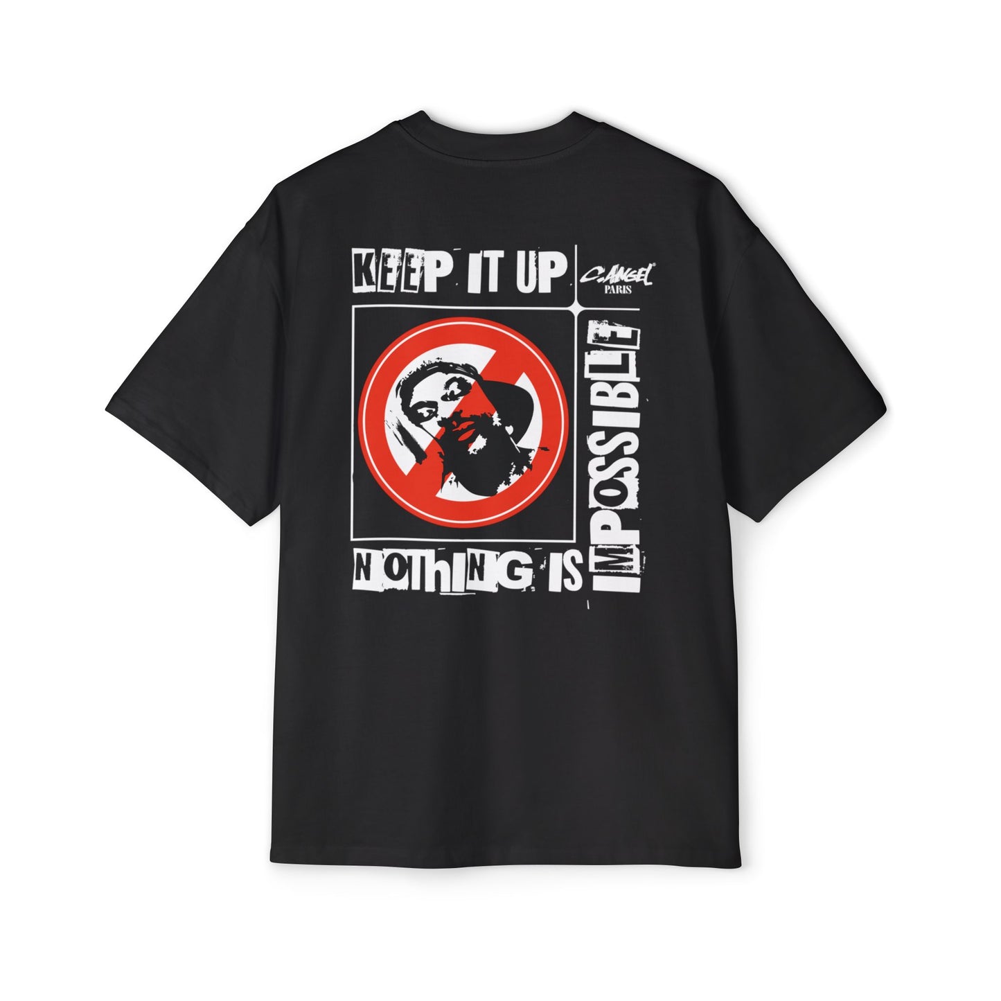 NEVER SLEEPY Handstyle Art by Chris Angel Paris Heavy Tee Premium Unisex